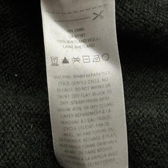 Pendleton Men’s Green Shetland Wool Long Sleeve Knit Pullover Sweater Size XL - Picture 7 of 8